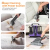TASVAC C7 Portable Carpet & Upholstery Cleaner Machine, Spot And Stain Deep Cleaner With Two Brushes & Remover Formula For Pets, 4