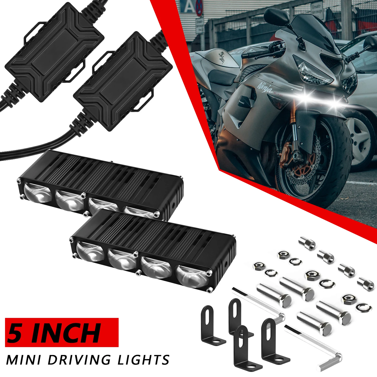 4/5inch Auto Work Light Explorer Motorcycle LED Bar Spot Flood Fog Super Bright