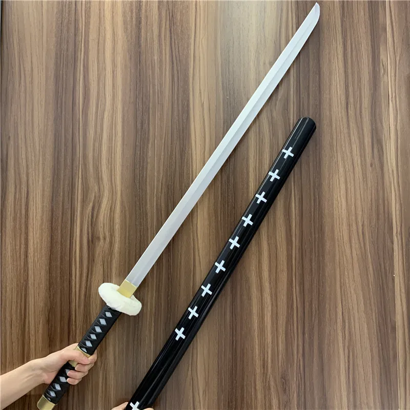 FC 104cm Cosplay Sword 1:1 Anime One Piece Sword Zoro Trafalgar Law Black Weapon Katana Safety PU Knife Samurai Toy cosplay sword cosplay prop cosplay toy