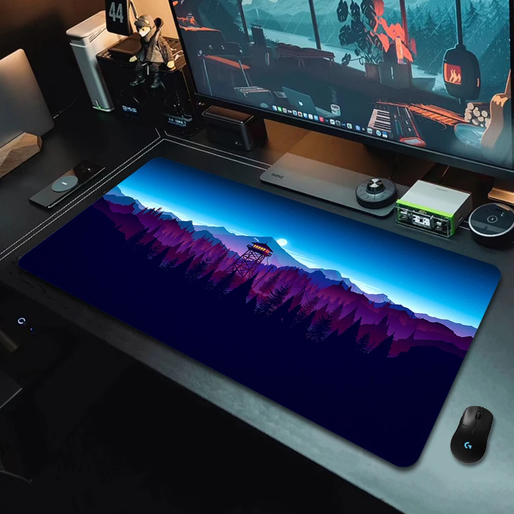 

Firewatch Forest Large Mouse Mat Mousepad HD Print Big Mousepads XXL Rubber Keyboard Table Carpet Desk Mat 900x400mm Mouse Pad