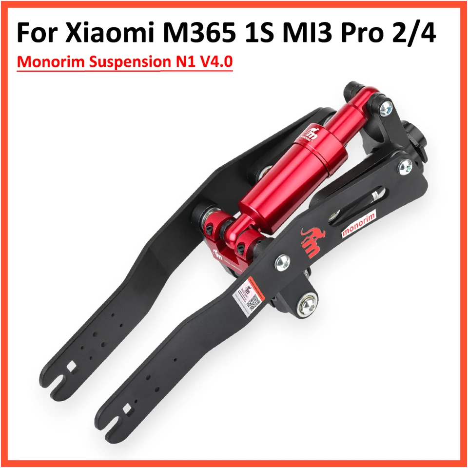 Monorim V1-FS Adattatore Ammortizzatore Per Xiaomi M365/1S/Pro - Nero