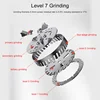 560W Sink Food Waste Disposers 7Layer Grinding Motor Replaceable Sink Outer 114mm 140mm 160mm 180mm Stainless Steel Food Grinder 6