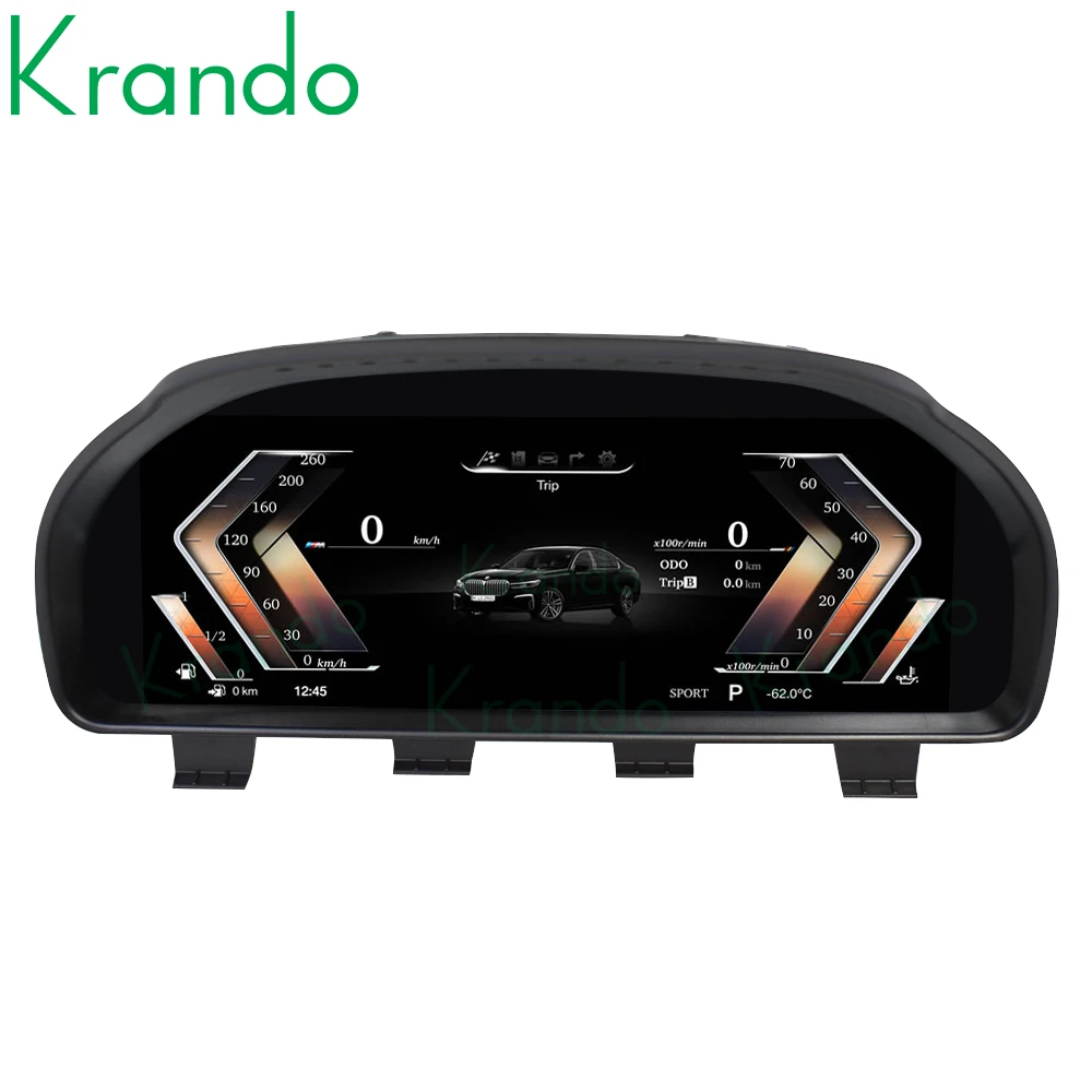 Krando 자동차 대시 보드 디스플레이 패널, 디지털 클러스터 조종석, BMW 5 시리즈 F10 F11 F06 F01 F02 X3 F25 X4 F26 X5 F15 F18 X6 F16