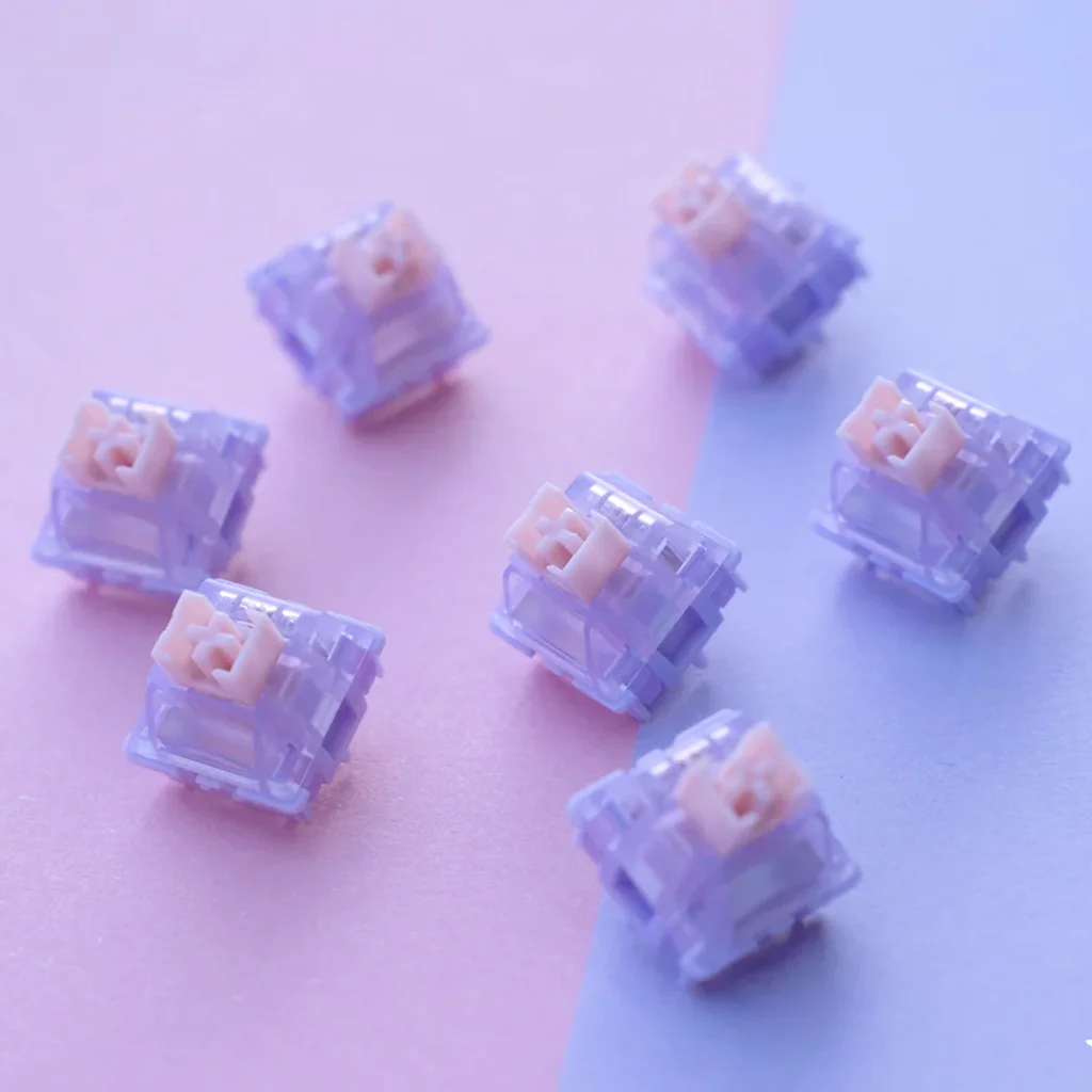 OUTEMU Jing Silent Linear Switch 5핀 39g P1 PC 기계식 키보드용 부드러운 죽 같은 소리 음소거 스위치 게임용 키보드