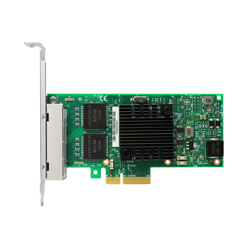 I350-T4V2 1G 4포트 RJ45 1000base-T 네트워크 카드 인텔 I350AM4 칩셋 PCIe x4 이더넷 서버 어댑터