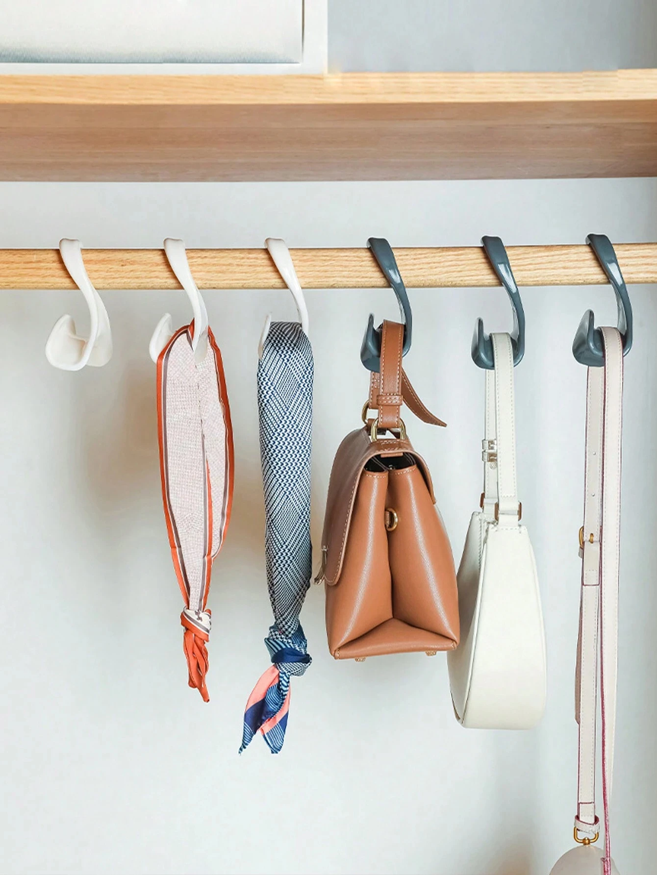 4PCS Purse Hanger Hook Acrylic Bag Hanger Handbag Tote Bag