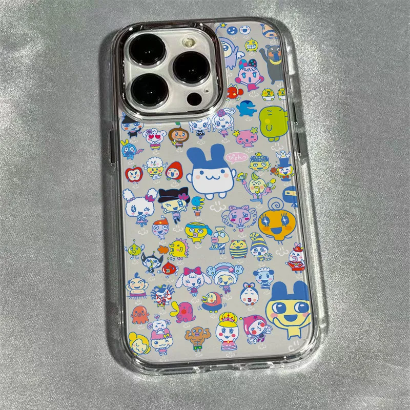 Cute Cartoon Role Tamagotchi Dog Transparent Soft Silicone Phone Case