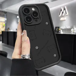 Chic Cat-Design Shockproof Silicone Phone Case for Realme 12 4G (BK-JGK1017)