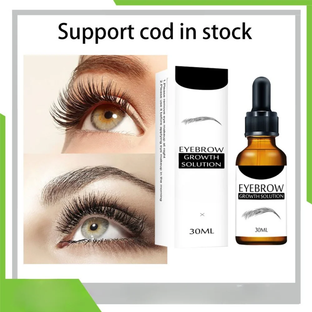 Eyebrow Growth Serum Longer Fuller Thicker Nourishes Eyebrow Enhancer Fast Powerful Hair Growth eyelash growth serum castor oil longer fuller eyelash enhancer eyebrow lashes lifting treatment essence hair nourishing products