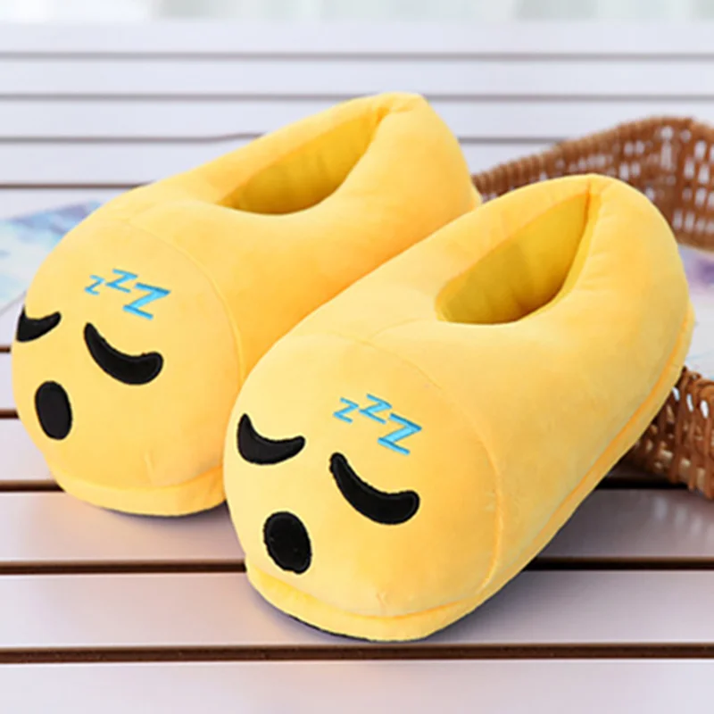 Lovers Cute Indoor Mujer Big Toe Funny Femes Cartoon Slippers Short Plush Warm Winter Shoes Home Slides Cotton Fabric Holloween