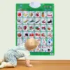 Kids Educational English Chinese Sound Wall Chart Poster for Children Toddlers Home Preschool Kindergarten Early Learning Toy 2