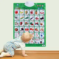 Kids Educational English Chinese Sound Wall Chart Poster for Children Toddlers Home Preschool Kindergarten Early Learning Toy 2