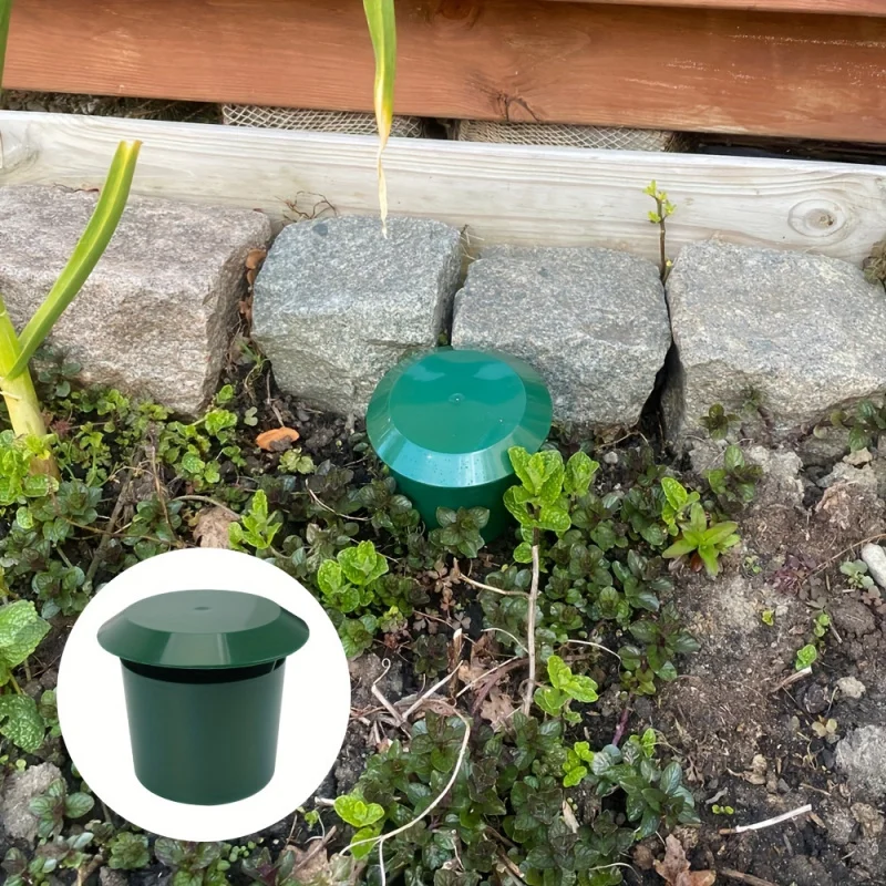 Snail & Slug Trap Non-Toxic Beer-Attractant Pest Catcher Durable Plastic Garden Protector for Vegetables 5/10pcs
