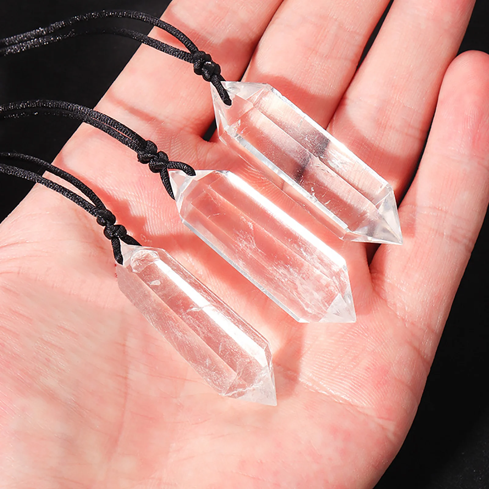 

Ожерелье из хрустального кварца, ожерелье из хрустального кварца, ожерелье из натурального камня, исцеляющий кристалл, шестигранное острые драгоценные камни, ожерелье с подвеской, ювелирные изделия