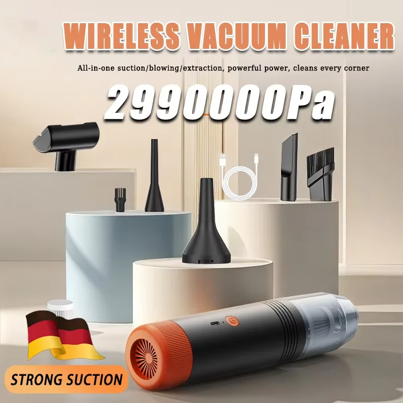 4 in 1 Wireless Car Vacuum Cleaner Sunction Portable Home Appliance Dual Use for Home and Car Carpet Cleaner Machine