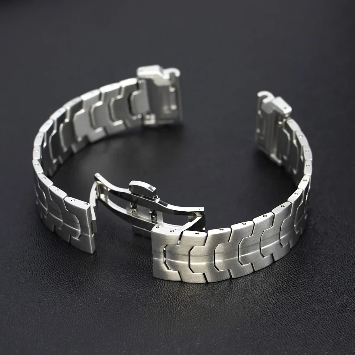 Enhanced QuickFit Titanium Color Stainless Steel Watch Strap