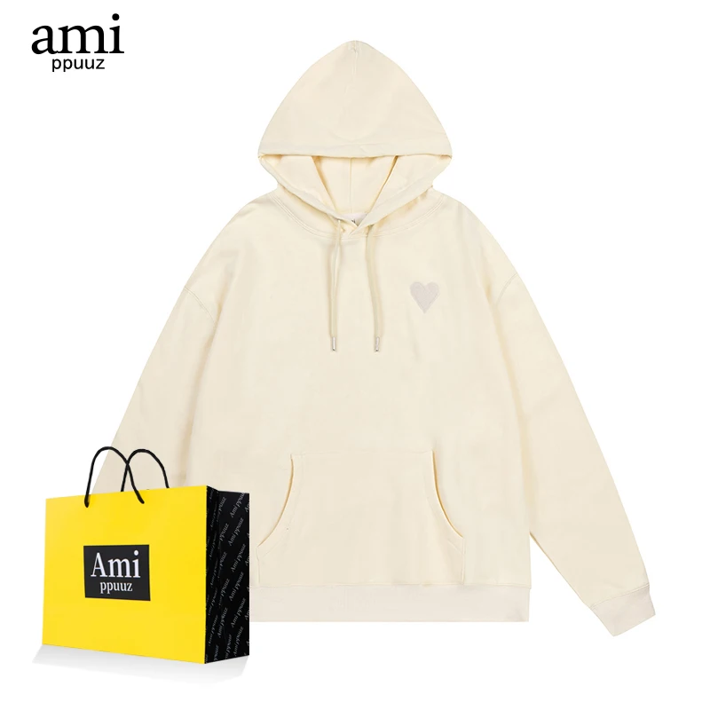 

Men Women Luxury Pattern Round Neck Sweatshirts Heart Shaped Embroidery Warm Pullover Designer Y2k Male Top Streetwear Hoody