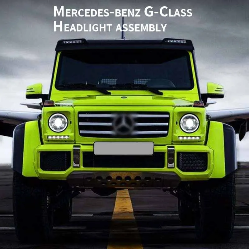 

be suitable for 07-17 Mercedes-Benz W463 G-class 350 500 55 63 retrofit full LED headlight assembly old new