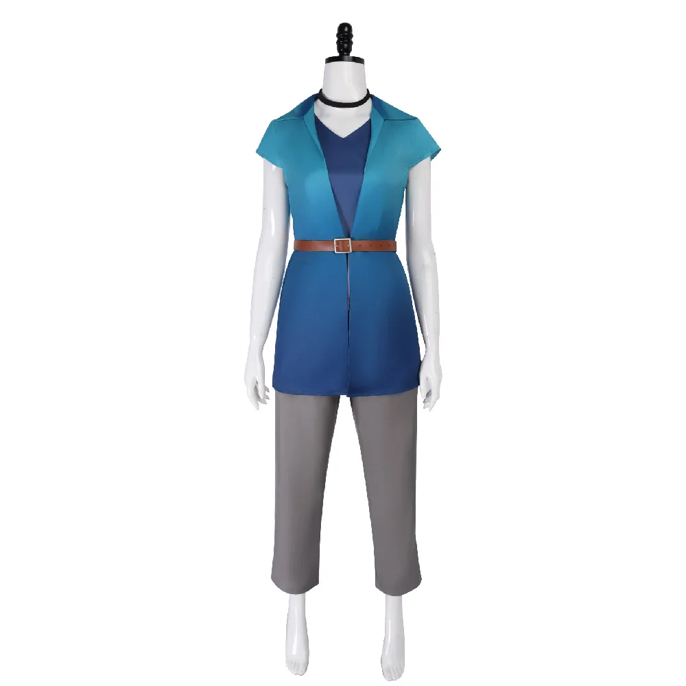 Generic Gradient Dark Blue Jacket and Pants Costume for Women (Unofficial)