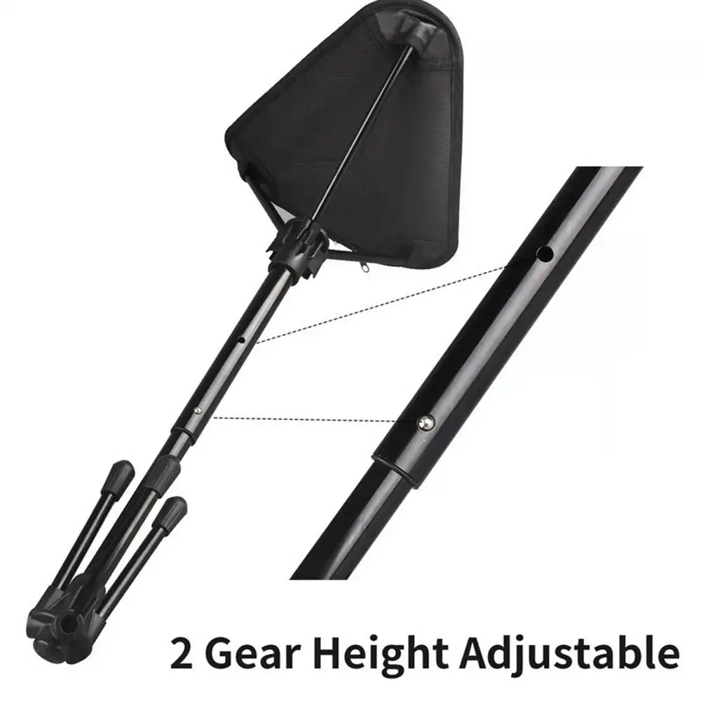 Description Picture 5 of itemPortable Camping Chair Portable Camping Chair Stool Foldable For Outdoors Strong Load-Bearing Backpacking Stool AdjustableHeight