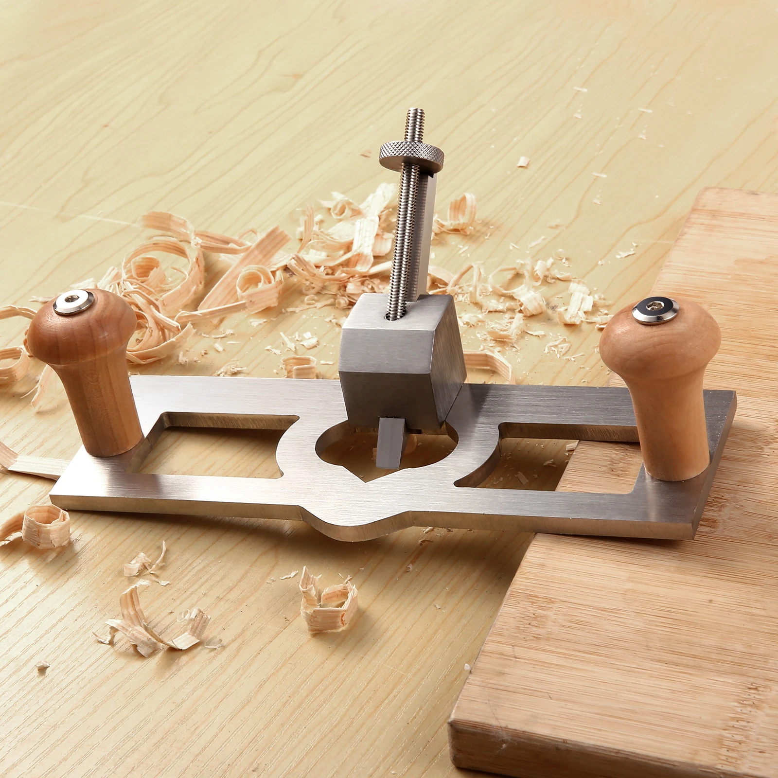Router Plane Handheld Adjustable Woodcraft Trimming Knife Depth Stop