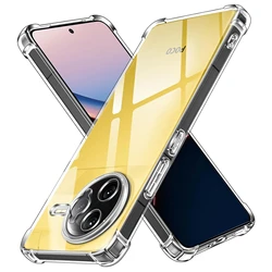Gradient Airbag TPU Shockproof Protective Case Cover for Poco F7 Ultra (Transparent)