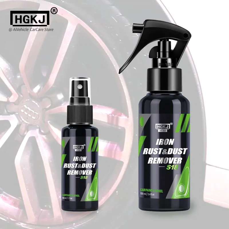 Car Paint & Wheel Iron Particles Powder Cleaning Super Rust & Dust Remover  Spray Metal Surface Multi-Purpose Cleaning HGKJ S18 - AliExpress