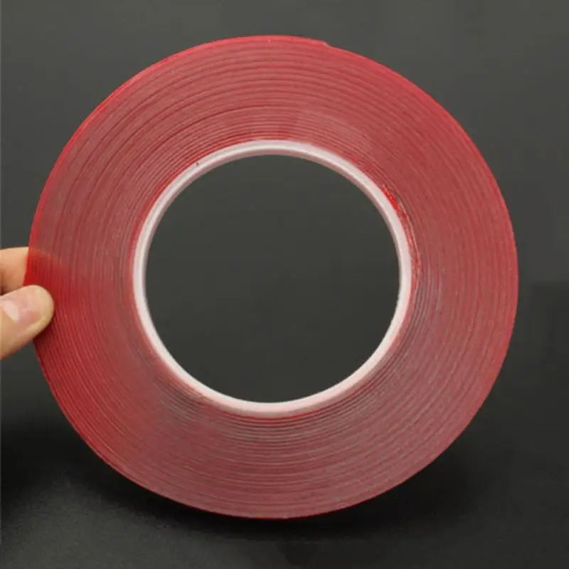 1 Roll Reusable Transparent Double-sided Tape Can Washed Acrylic Fixing  Tape Nano tape No Trace Double-sided Tape