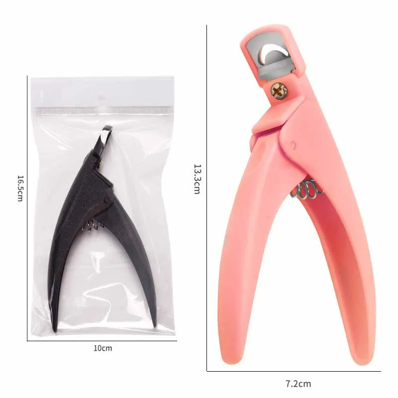 Nail Clipper Professional Fake Nail Cutter Straight Edge Acrylic Clipper Tips Manicure Guillotine Cut False Nails