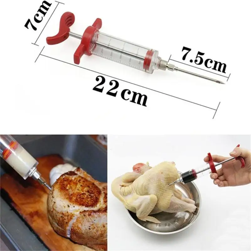 Meat Injection 1pc spice syringe set for Cooking Turkey Grill Party