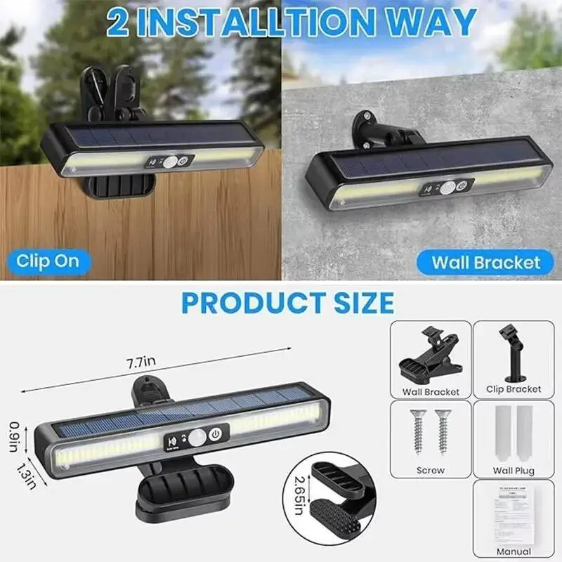 รูปสินค้า ไฟโซลาร์เซลล์ตรวจจับการเคลื่อนไหว 36 LED สำหรับภายนอกอาคาร
