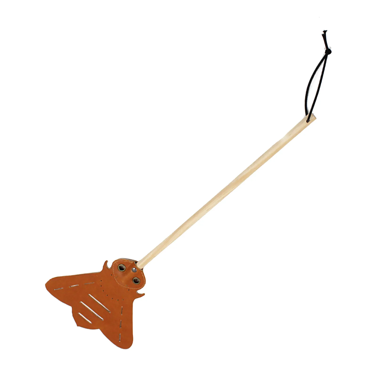 Leather Swatter Wooden Handle Household Fly Swatter Mosquito Slap fly swatter