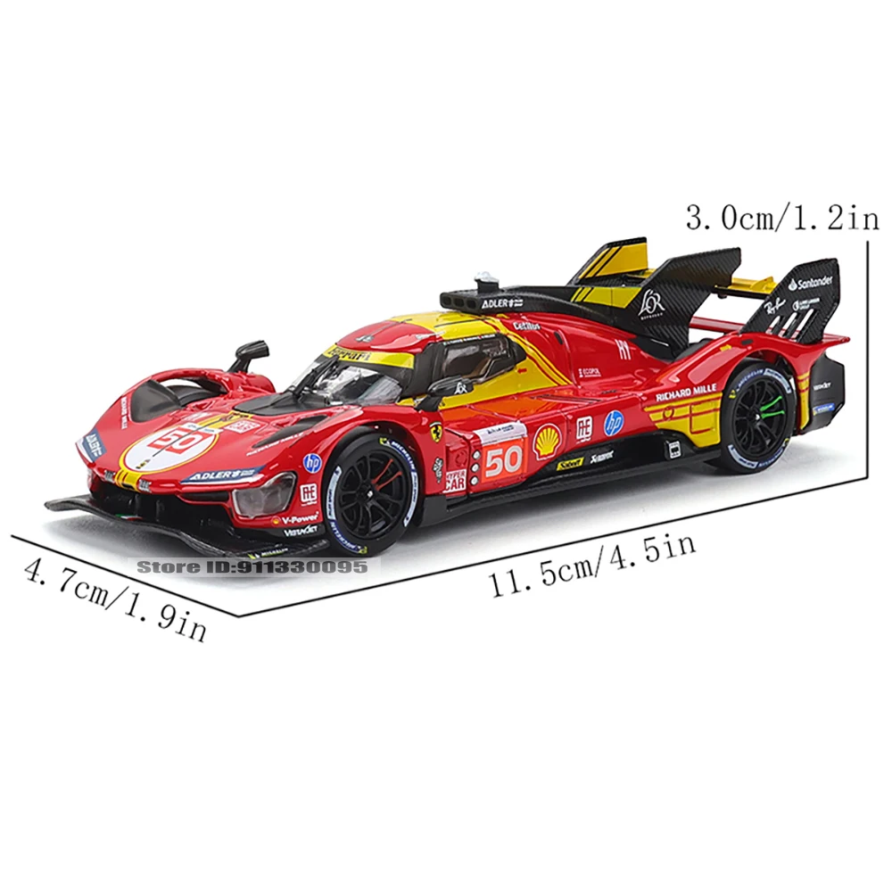 Luxury Diecast Ferrari 2024 499P with Acrylic Display