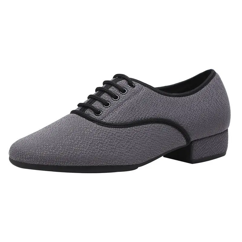 Latin Dance Shoes Soft Modern Dancing Shoes For Men Ballroom Dancing Social Dance Sneakers Square Canvas dance shoes