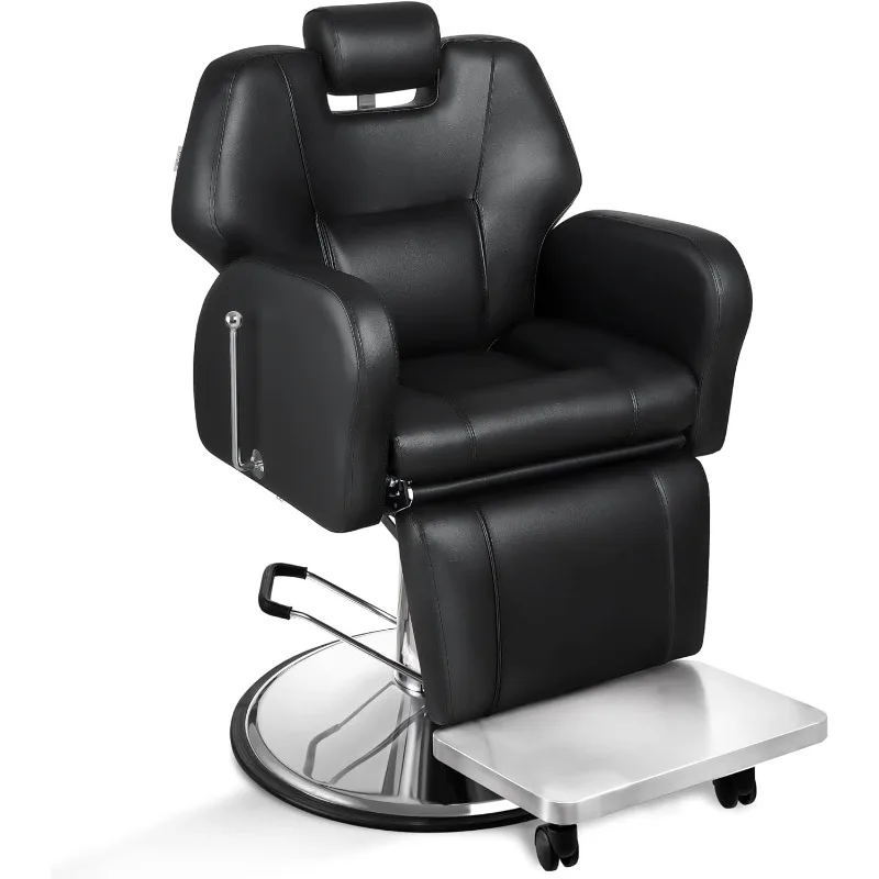 Reclining Salon Chair All-Purpose Hair Chair with Heavy-Duty Steel Frame, Shampoo Chair Stylist Tattoo   barber shop manicure barber chair tattoo hairdressing high quality luxury stylist barber chair shampoo tabouret estheticienne furniturehdh