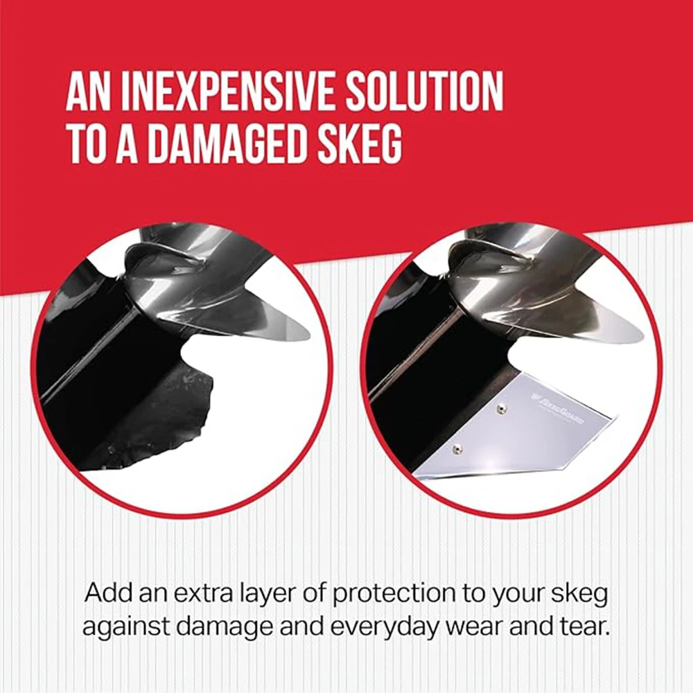 MEGAWARE KEELGUARD SkegGuard 27091 Skeg Protector Against Ramp Dragging