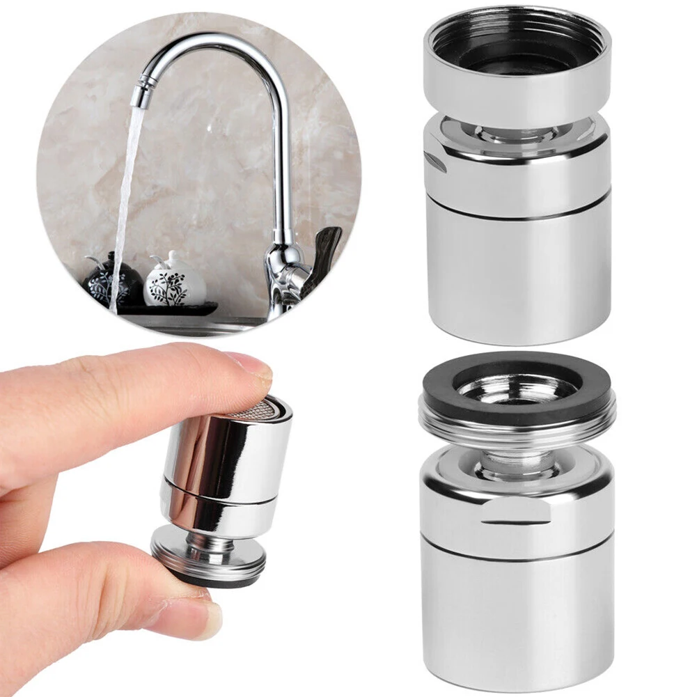 faucet aerator extender 360° rotating adjustable faucet kitchen bathroom faucet adapter shower head faucet extension tube Kitchen Supplies Faucet Aerator Water Faucet Aerator Bathroom Supplies Brass Chrome Durable Faucet Aerator Silver