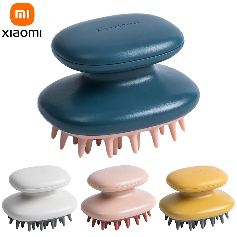 0.82€ 85% OFF|Xiaomi Haar Pinsel SPA Massage Pinsel Kopf Körper Kopfhaut Massage Pinsel Silikon Shampoo Pinsel Haar Waschen Kamm Dusche Pinsel Bad| | - AliExpress