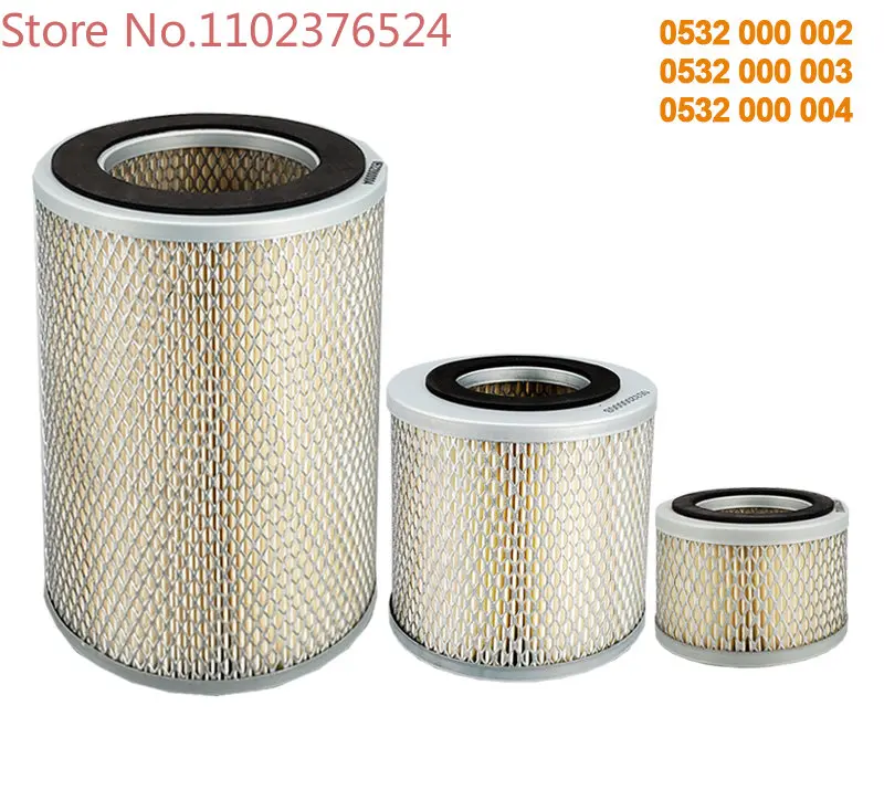 

5pcs Inlet Air Filters 0532000002 0532000003 0532000004 Air Separator Repair Part Set Replacement Vacuum Pump Exhaust Filters