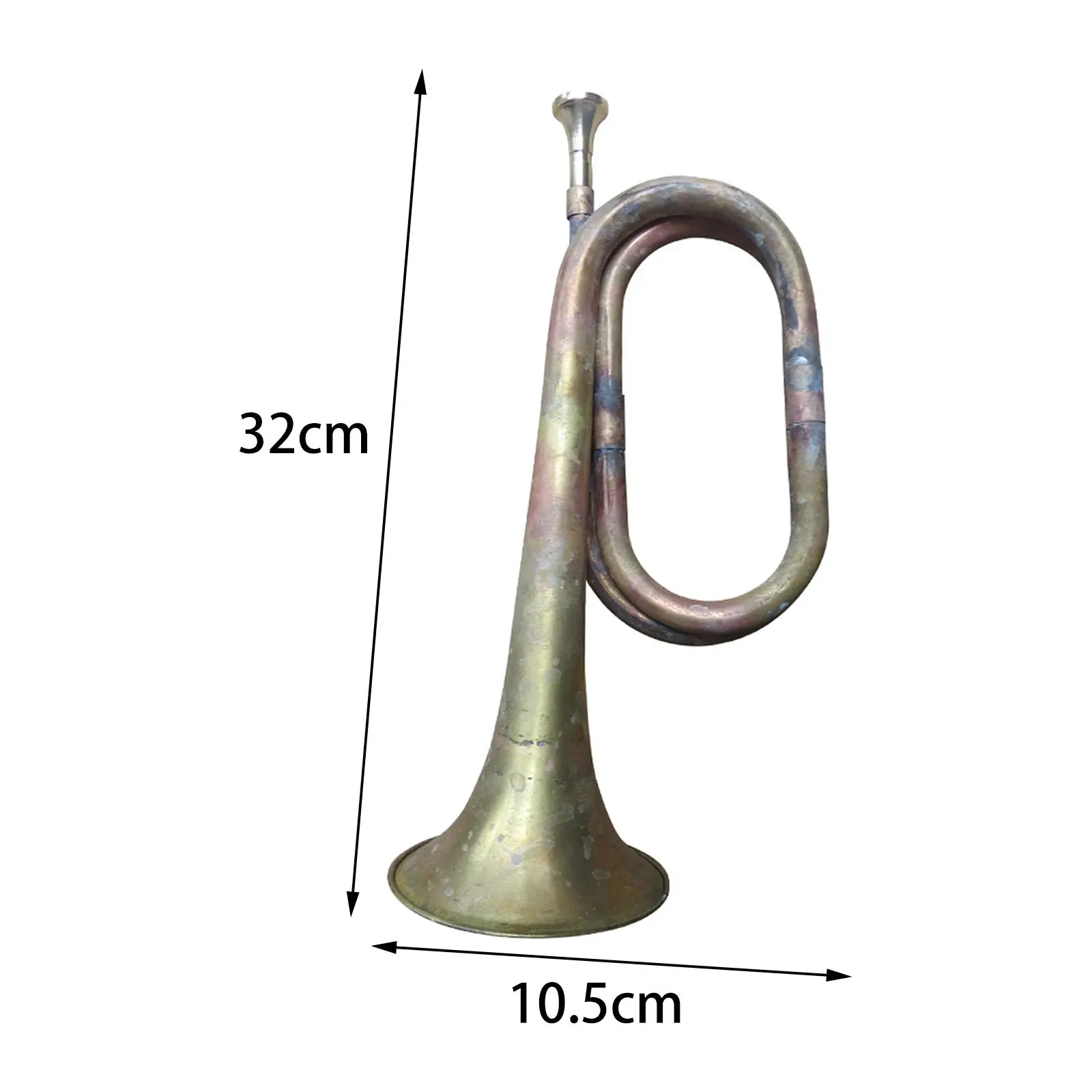 Marching Bugle Classic Style Blowing Bugle for Orchestra School Beginner