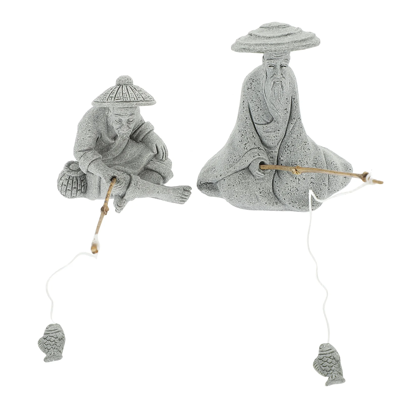 

Accessories Garden Action Figures Party Supplies Asian Decorationsations Fisherman Sculpture for Decor Statue