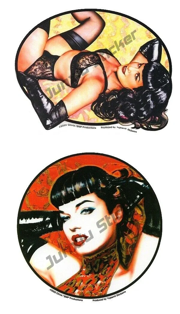 

Творческие наклейки Бетти страница нижнее белье перчатка Бетти страница набор из 2 виниловых наклеек/Набор наклеек автомобильные аксессуары Автомобильные наклейки KK13cm