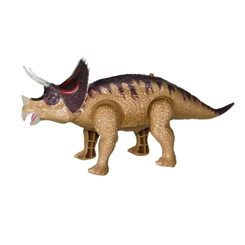 

Electric Dinosaur Toys Light Up Roaring Triceratops Walking Robot With Lights And Sounds Roaring Triceratops Robot For Kids