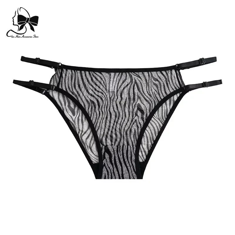 Mutande Donne Leopardate In Pizzo - Pack Da 4, Taglia Unica | Biancheria Intima Sessuale E Confortevole