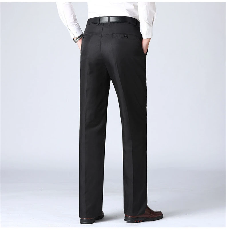 MRMT 2025 Brand Men's Trousers High Waist Black Suit Pants Men Trousers Thin Straight Loose Formal Business Casual Man Trouser 4