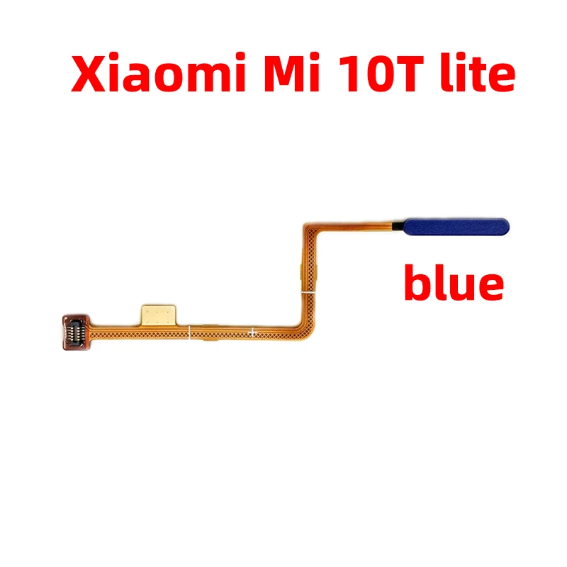 Oryginalny dla Xiaomi Mi 10T lite Mi 10T Mi 10T pro Skaner linii papilarnych Touch ID Podłącz Płyta główna Przycisk Home Elastyczny kabel