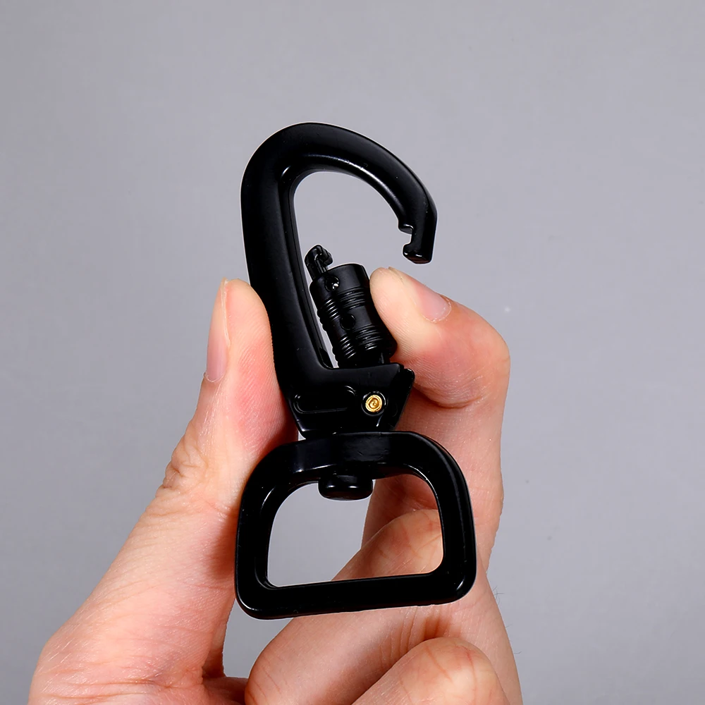 키 캠핑 생존에 대 한 10pcs 70mm Carabiner 야외 키 체인 클립 금속 전술 Caribiner 후크 잠금 장치와 회전식 Karabiners
