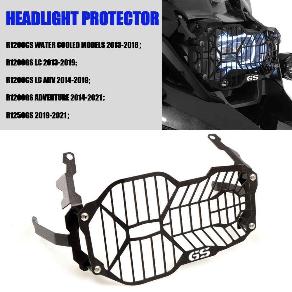 

For BMW R1250GS R1250 R 1250 GS LC Adventure 2021 Motorcycle R1250GS Headlight Protector Grille Guard Cover Protection Grill