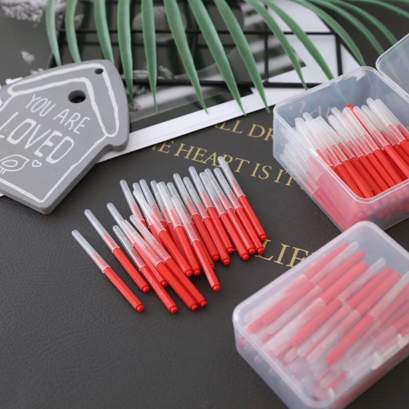 

10pcs Interdental Brush Denta Floss Cleaning Dental Brush Orthodontic Dental Teeth Brush