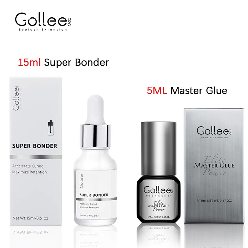 

Gollee Super Bonder Lash Sealant Maximise Eyelash extension retention Help Glue Bond Better Oil-proof with Lash Extension Glue